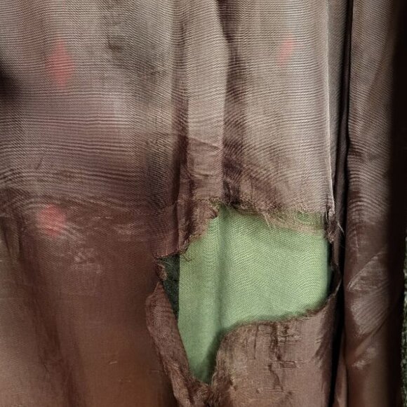 *RARE* GRAFF CALIFORNIA WEAR Vintage Crushed Velvet Coat Chocolate Brown… - Picture 6 of 9